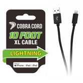 Lightening Apple Charging Cable -Black 3m